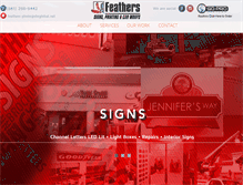 Tablet Screenshot of feathersphoto.com